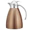 Service Ideas Marquette Series Push Button Stainless Vacuum Insulated Carafe, 33.8 Ounce, Rose Gold MAR10BSPBRG - alternate 1